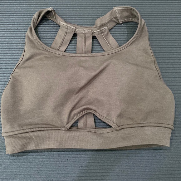 Alphalete Brown Trinity Sports Bra Size Medium - Picture 1 of 2